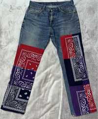 Джинси custom Levis bandana