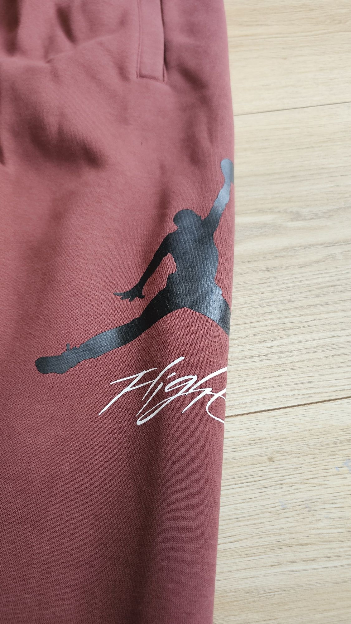 Spodnie sportowe treningowe brązowe Air Jordan  rozmiar L