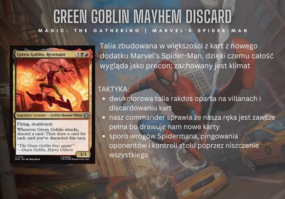 Magic the Gathering Commander | Marvel's Spider-Man Green Goblin