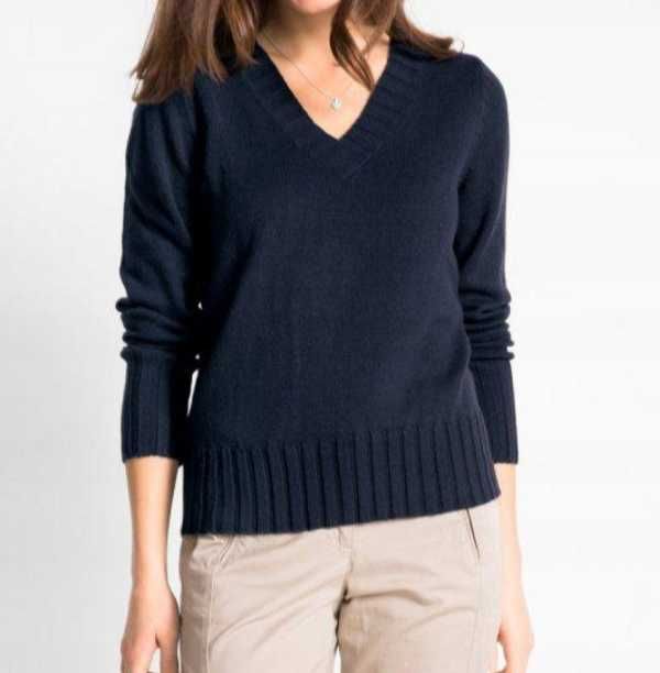 Granatowy sweter Basic XS,S