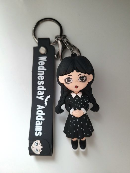 Wednesday Addams gotycki gothic brelok ozdobą akcesoria