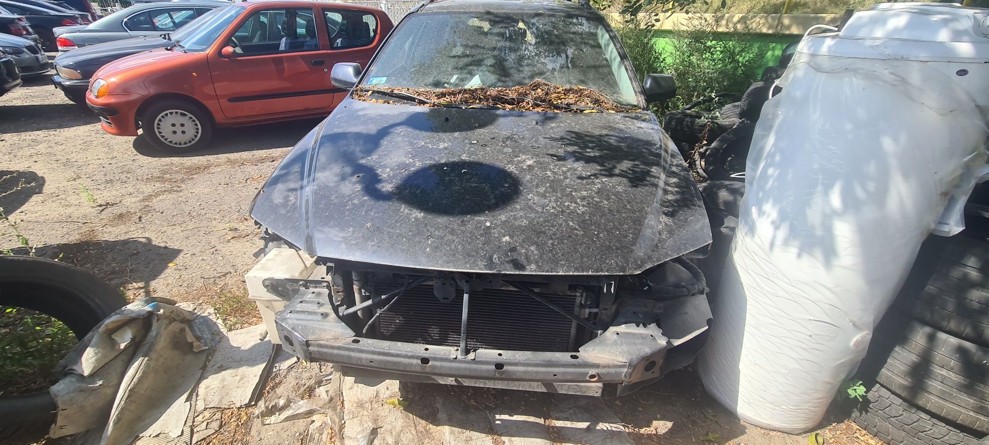 Mazda 6 27a czerwona części 02-07 pas przedni z chłodnicami. Benzyna d