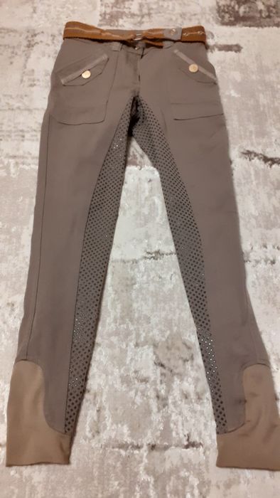 Бриджи, лосины для верховой езды, конного спорта  с силиконовой леей