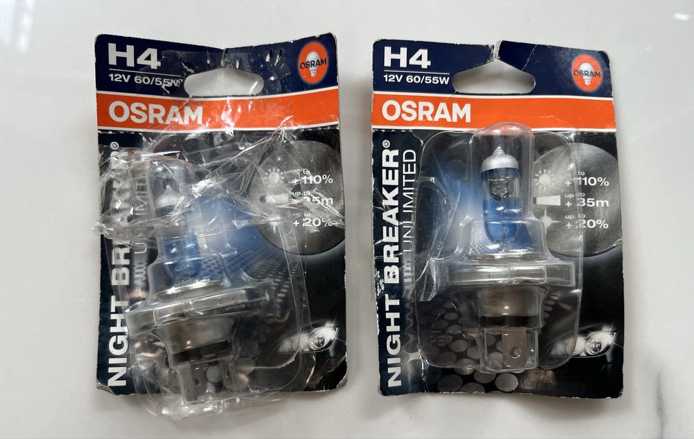 Żarówka H4 Osram Night Breaker UNLIMITED 12V 60/55W 64193NBU-01B