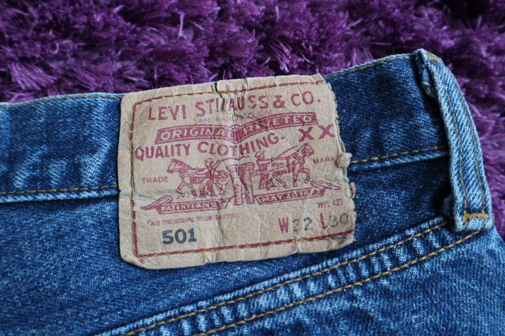 Szorty dżinsowe Levi's 501 panterka rozmiar 32