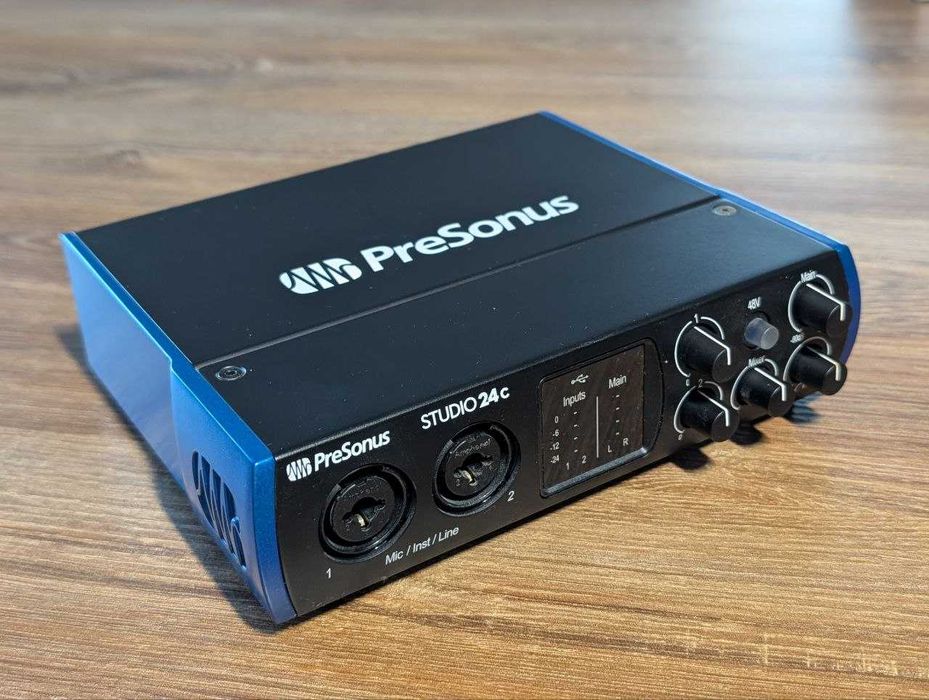 Interfejs audio PreSonus Studio 24-c (stan bardzo dobry)