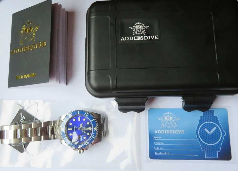 zegarek diver  Addiesdive  wr 200  niebieski
