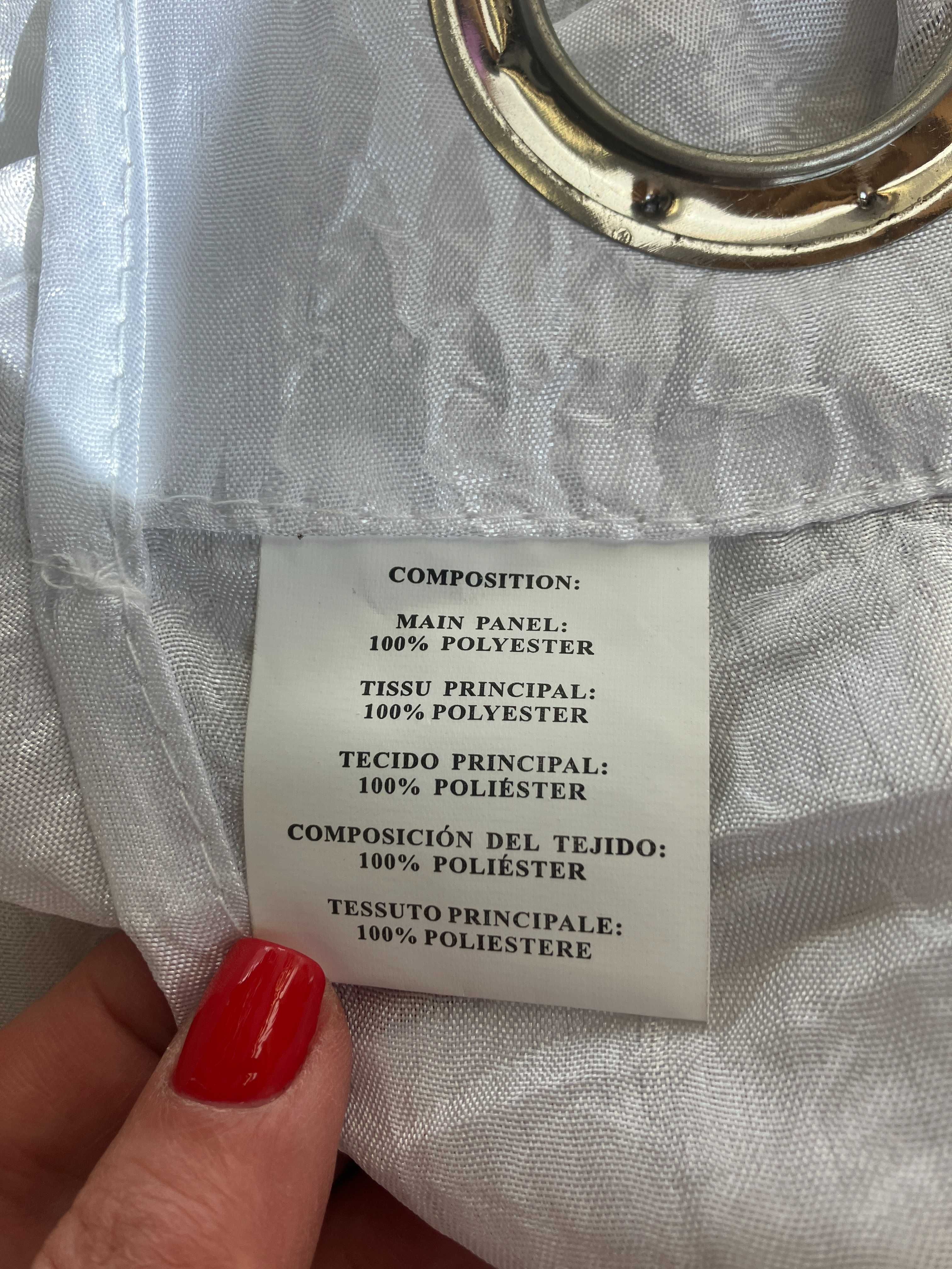 Par de Cortinados com argolas