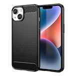 Carbon Case etui iPhone 14 Plus elastyczny żelowy pokrowiec na tył ple