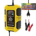 Foxsur Зарядное устройство 10A 12-24V авто мото аккумулятор автоматиче