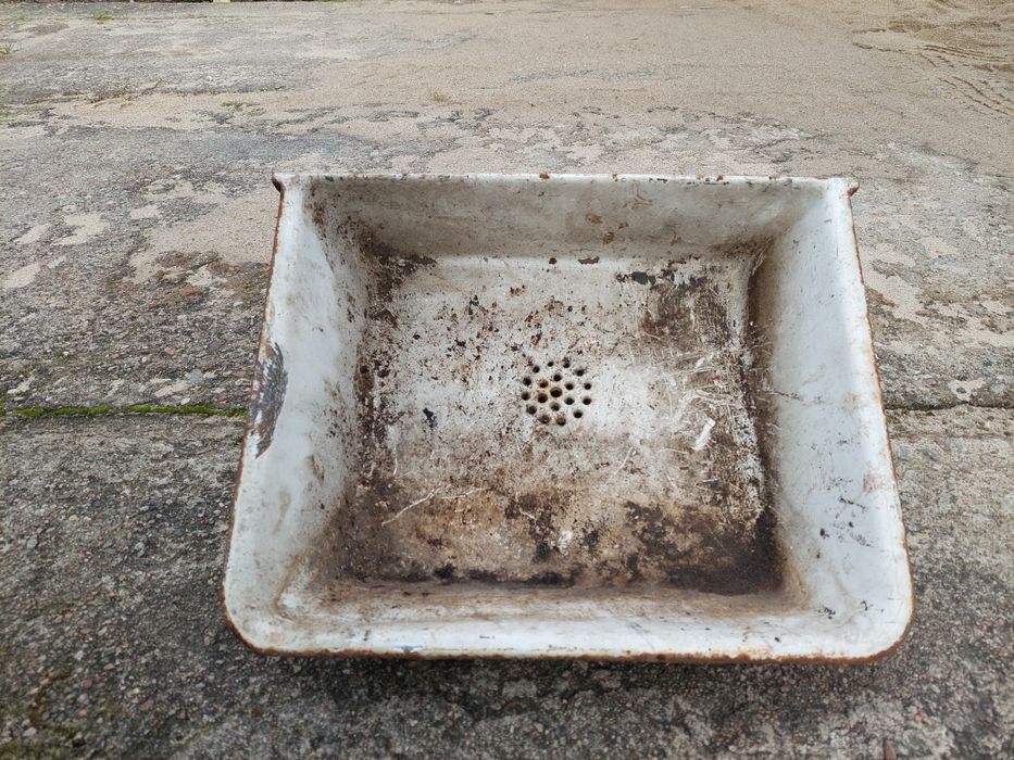 Zlew żeliwne antyk