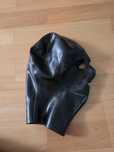 Maska 100% latex lateks czarna