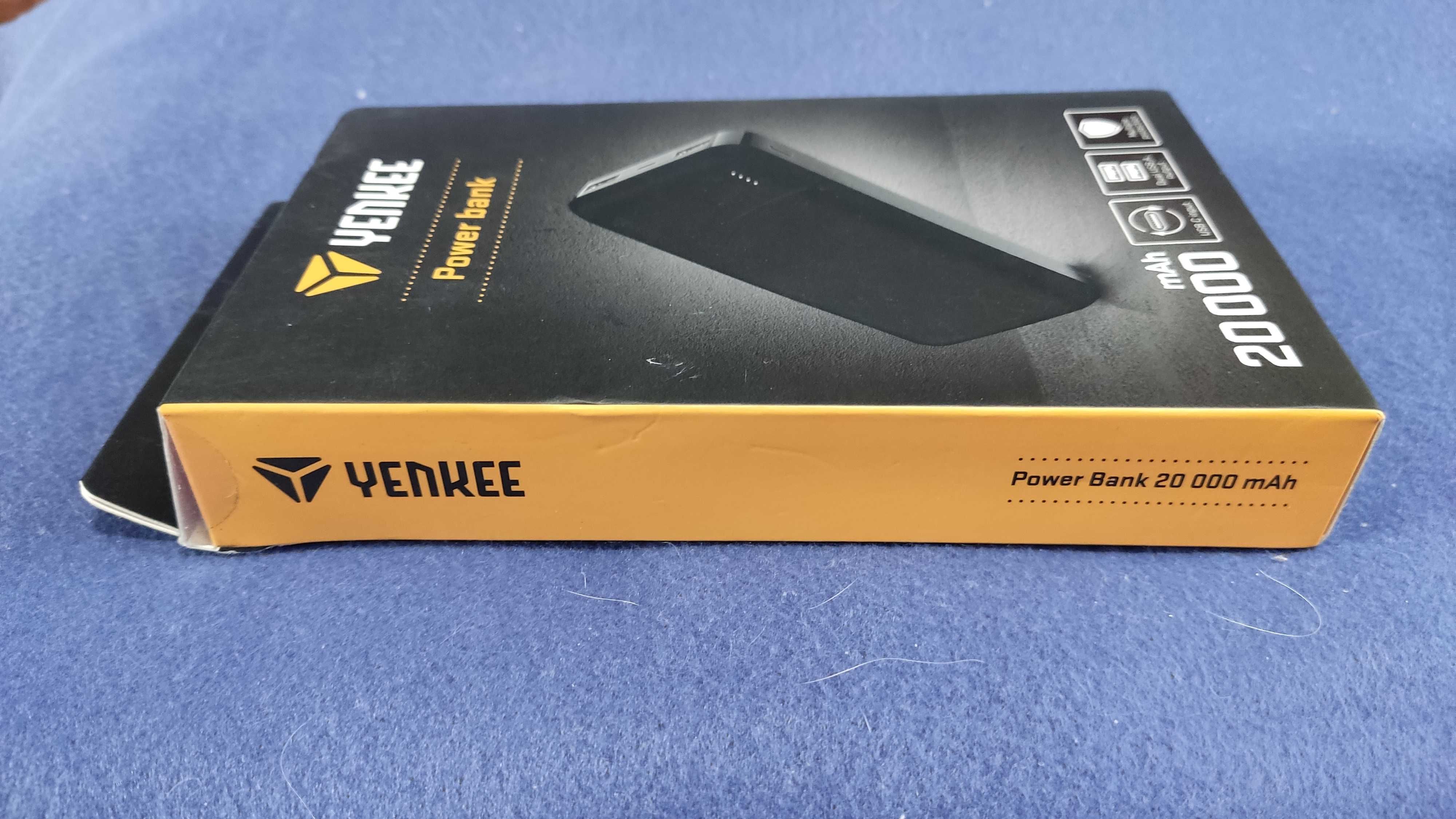 Повербанки YENKEE YPB 2030 20000 mAh Black Li-pol+TYPE-C