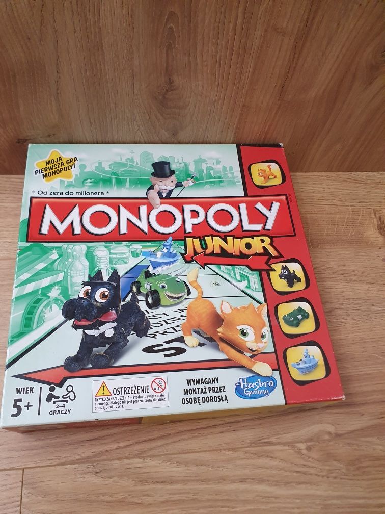 Gra dla dzieci Monopoly junior