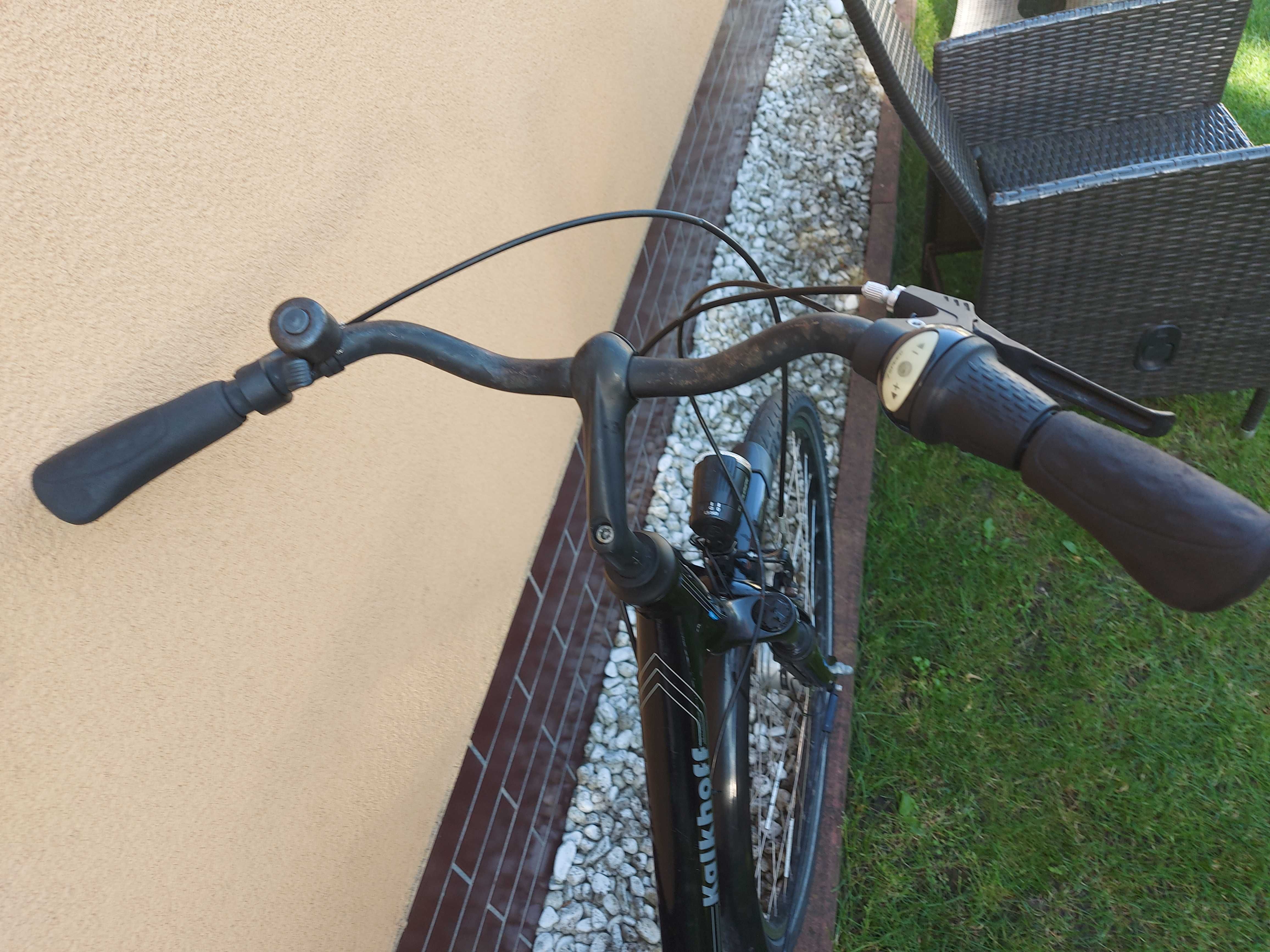 rower miejski damski Kalkhoff dynamo w piaście amortyzator Nexus 7