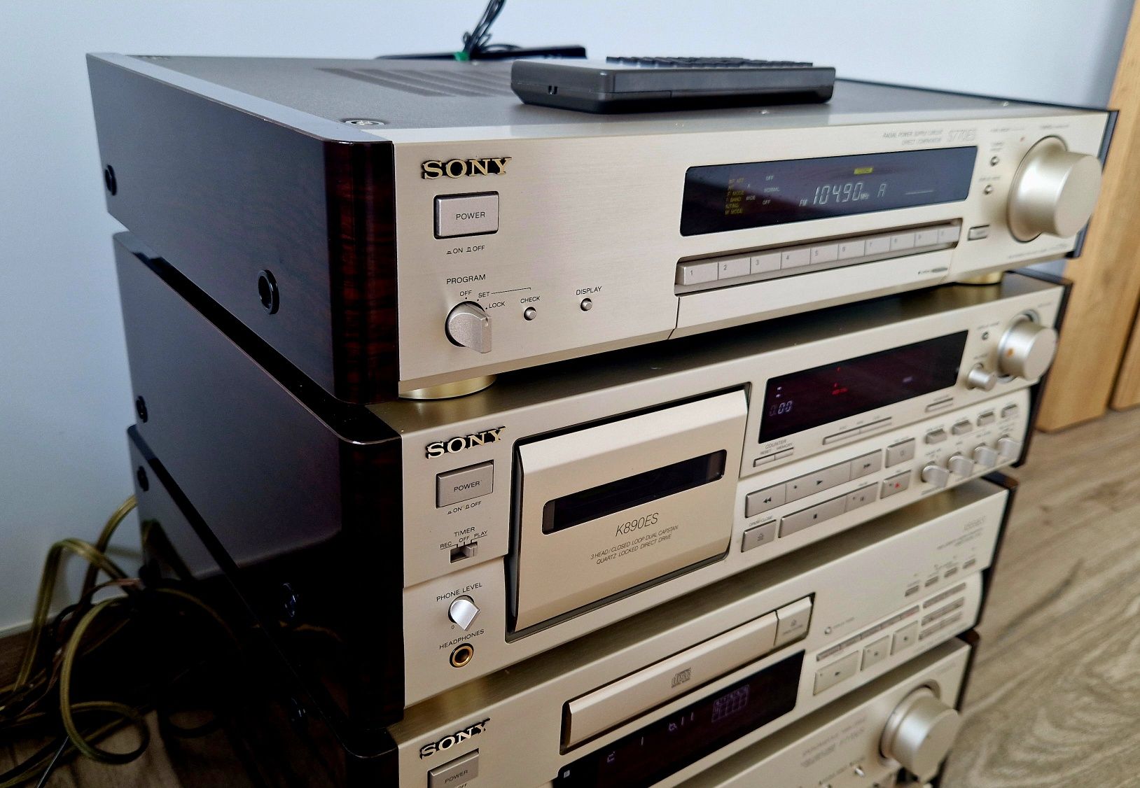 Zestaw Sony ES  F770ES X559ES TC-K890ES ST-S770ES