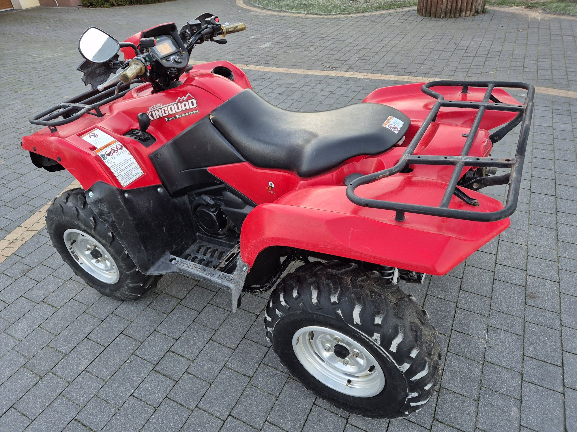 Kingquad LTA 700 silnik plastiki mosty półosie lampy koła