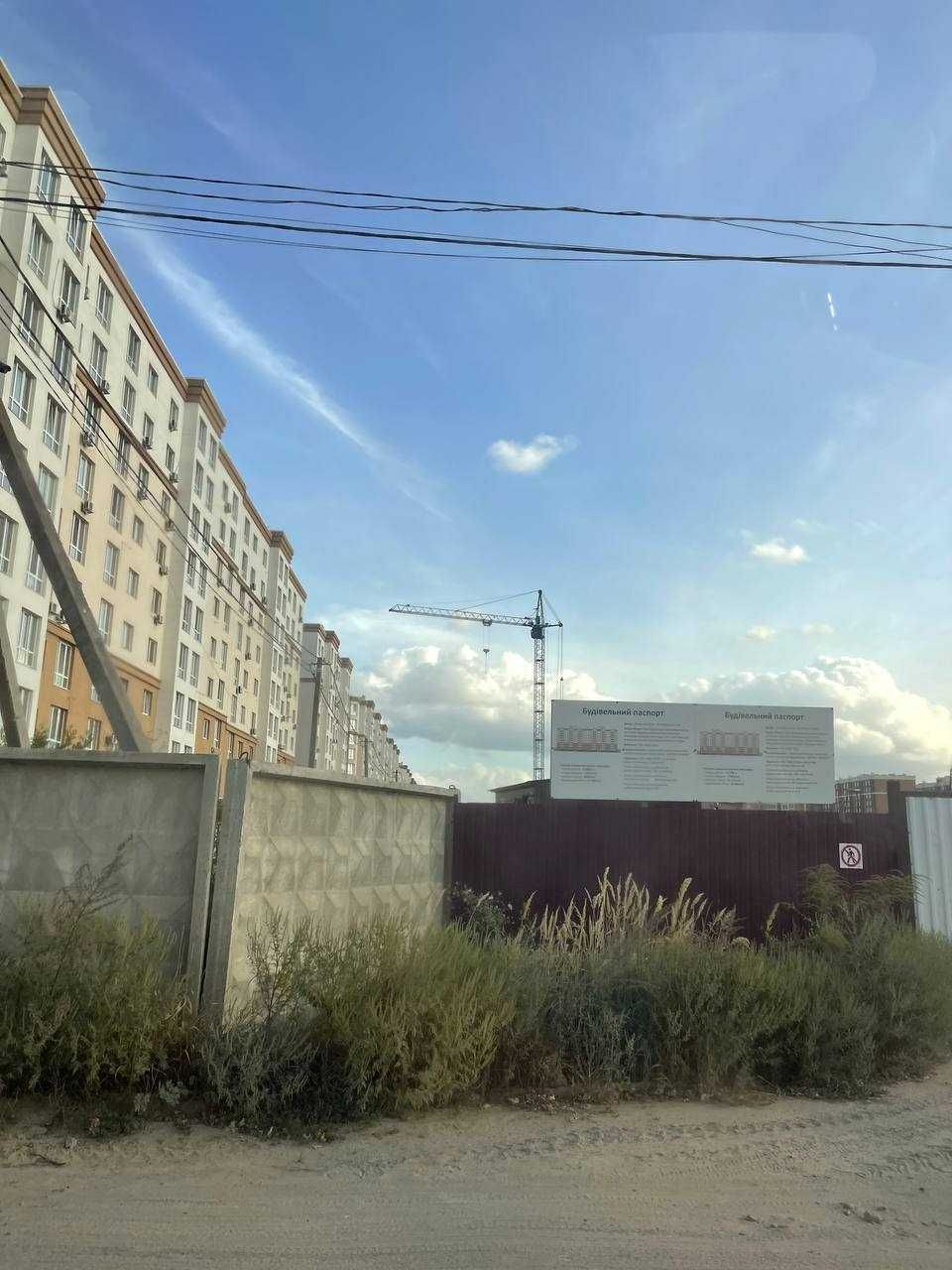 Продаж ділянки для буд-ва багатоповерхового будинку 8,7 сот (поле)
