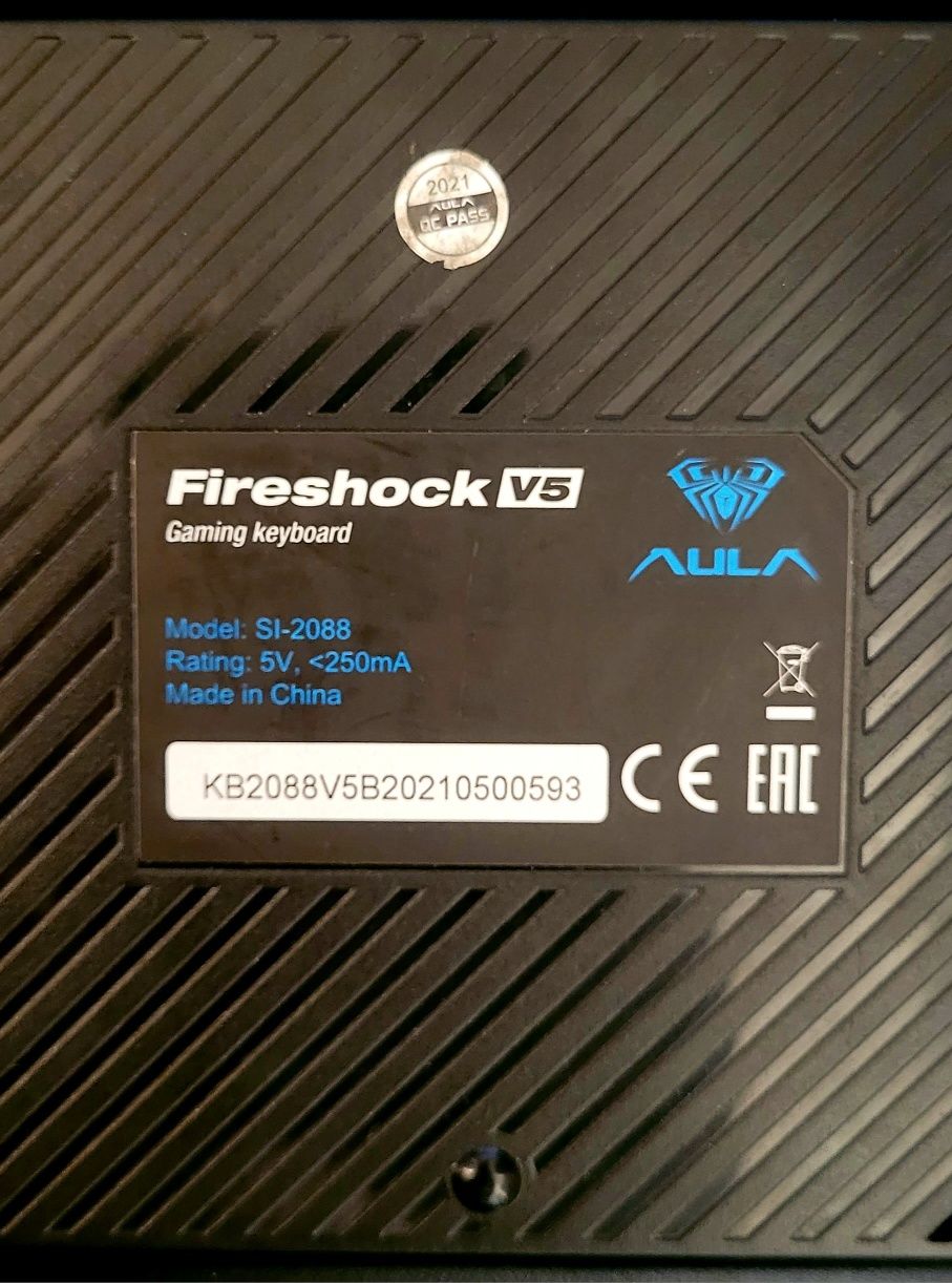 Клавиатура Aula Fireshock v5 механическая