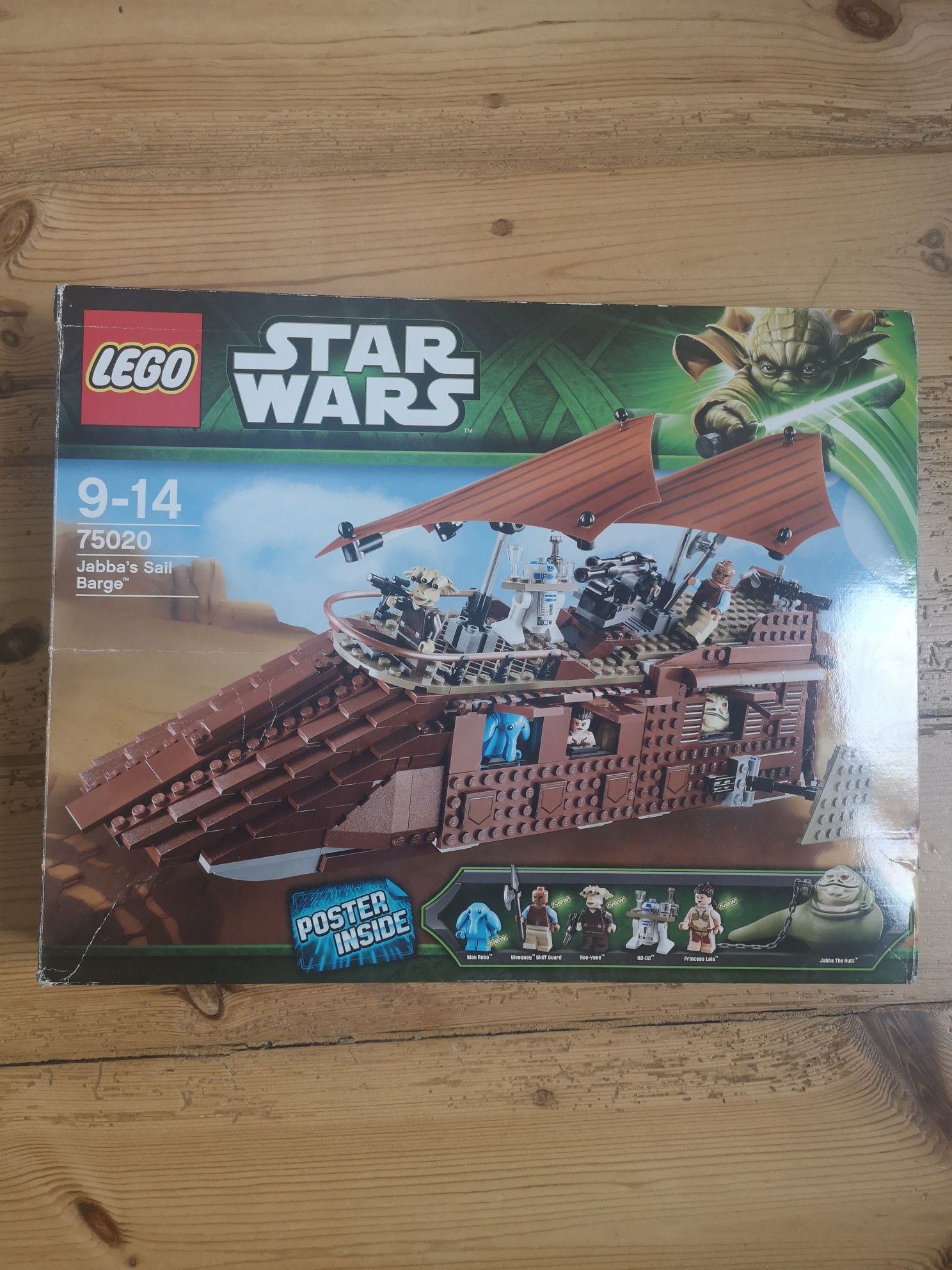 LEGO Star Wars 75020 Gwiezdne wojny Jabba Leia max rebo minifigurki