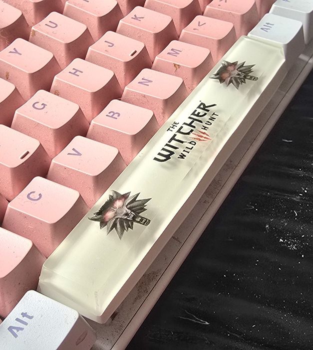 Spacja do klawiatury mechanicznej/ keycap z Wiedźminem