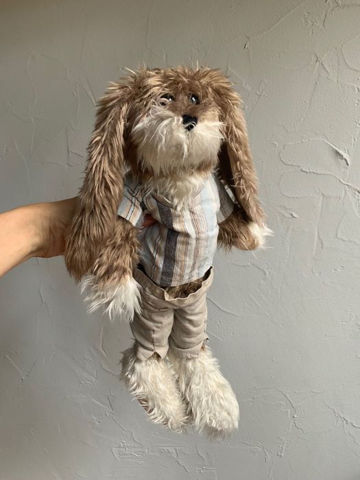 Wheat Denmark miś piesek w ubranku długie uszy słodki 50 cm