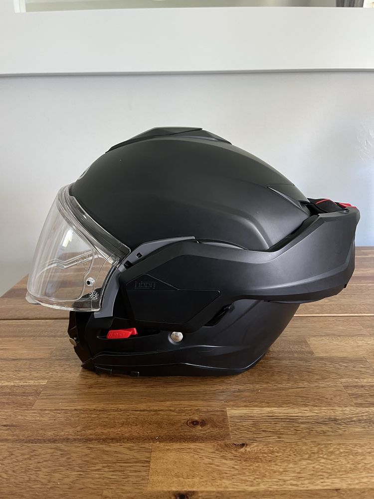 Capacete modular HJC i100 Preto-Mate tamanho M