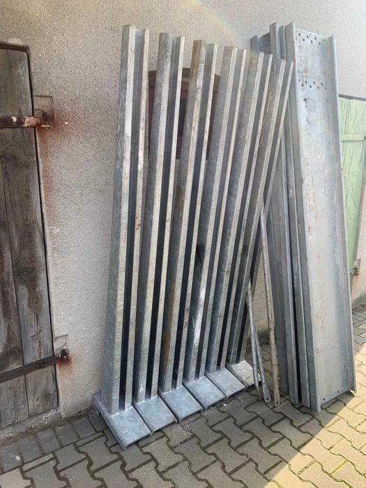 Regał wspornikowy magazynowy ocynk H=6m ramie 2m Cantipro