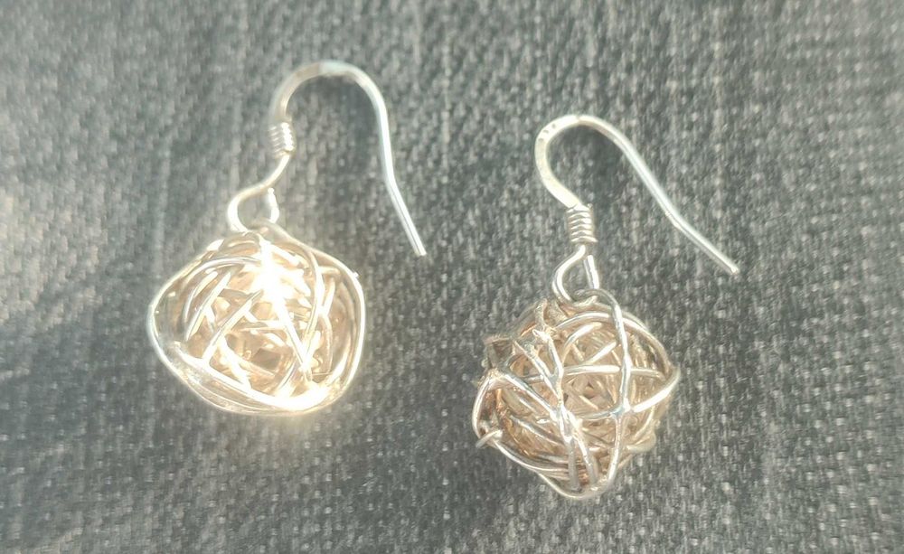 Brincos em prata de lei 925kl