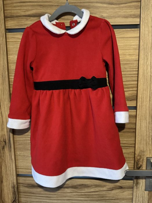 Sukienka Mikołajki Polarowa In Extenso 98 CM (2-3 lata)