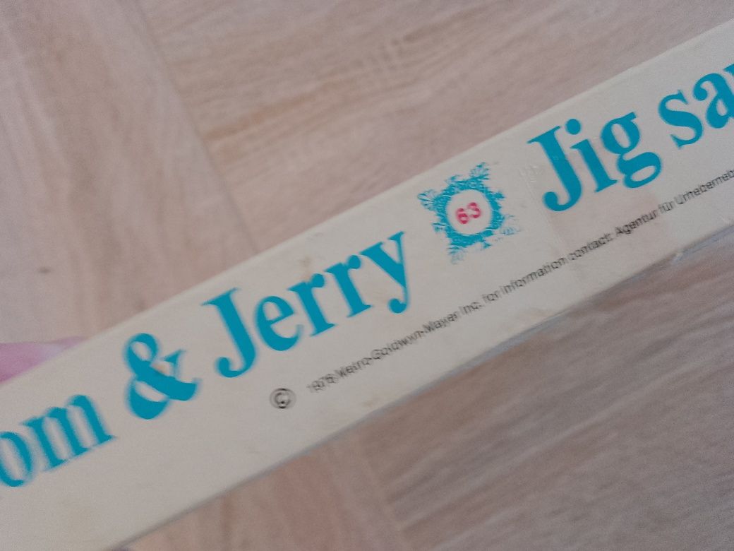 Puzzle Tom i Jerry Jig Saw 1976 Vintage
