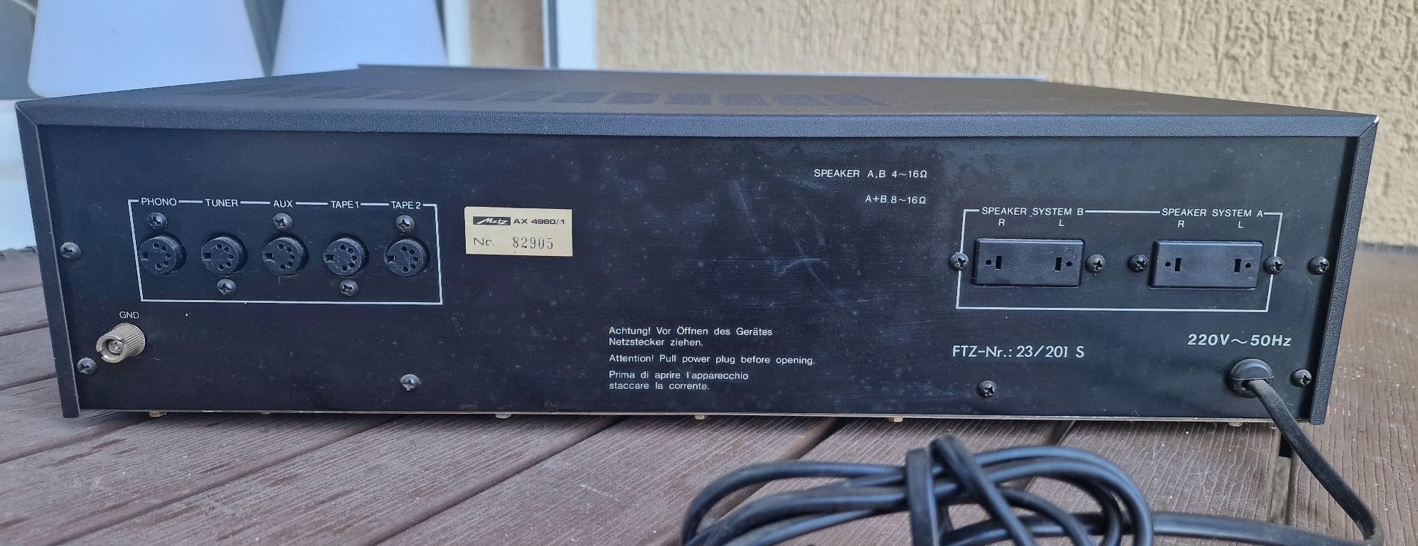 Wzmacniacz metz ax 4960