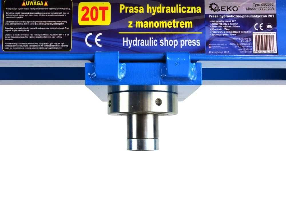 Prasa hydrauliczno pneumatyczna 20T