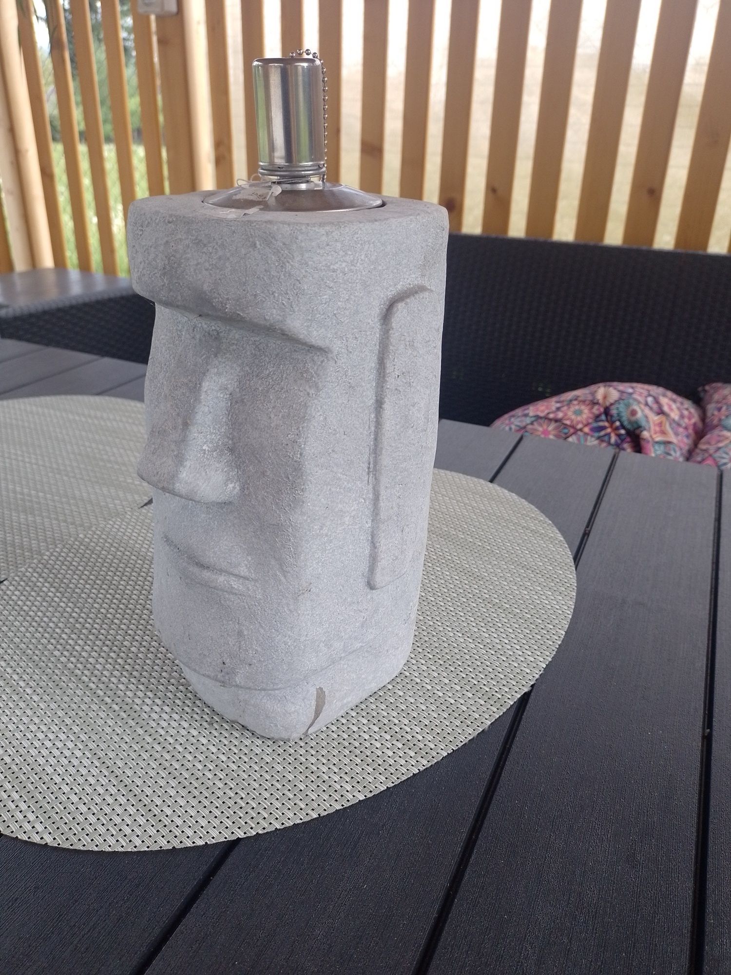Lampa naftowa -betonowa