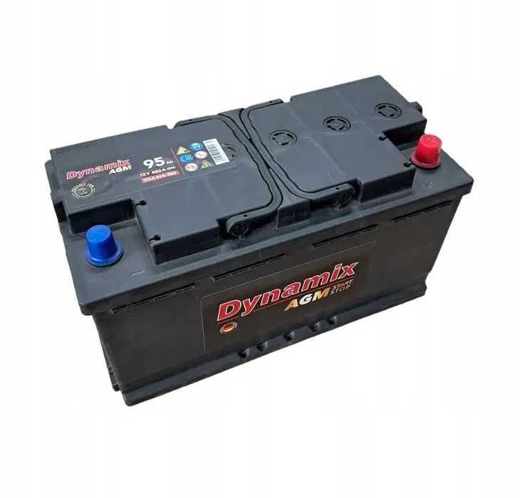 Akumulator Dynamix 95Ah 850A AGM START STOP Południowa 25A