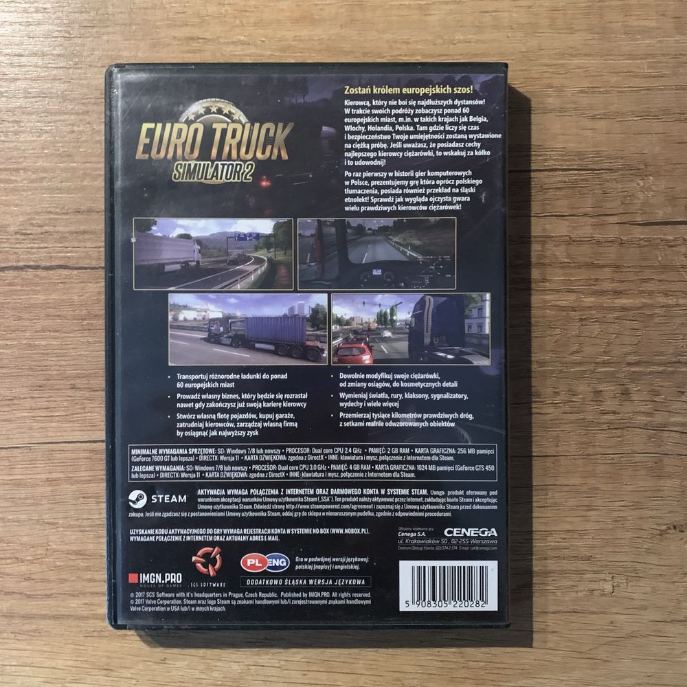Euro Truck Simulator 2 (sama płyta)