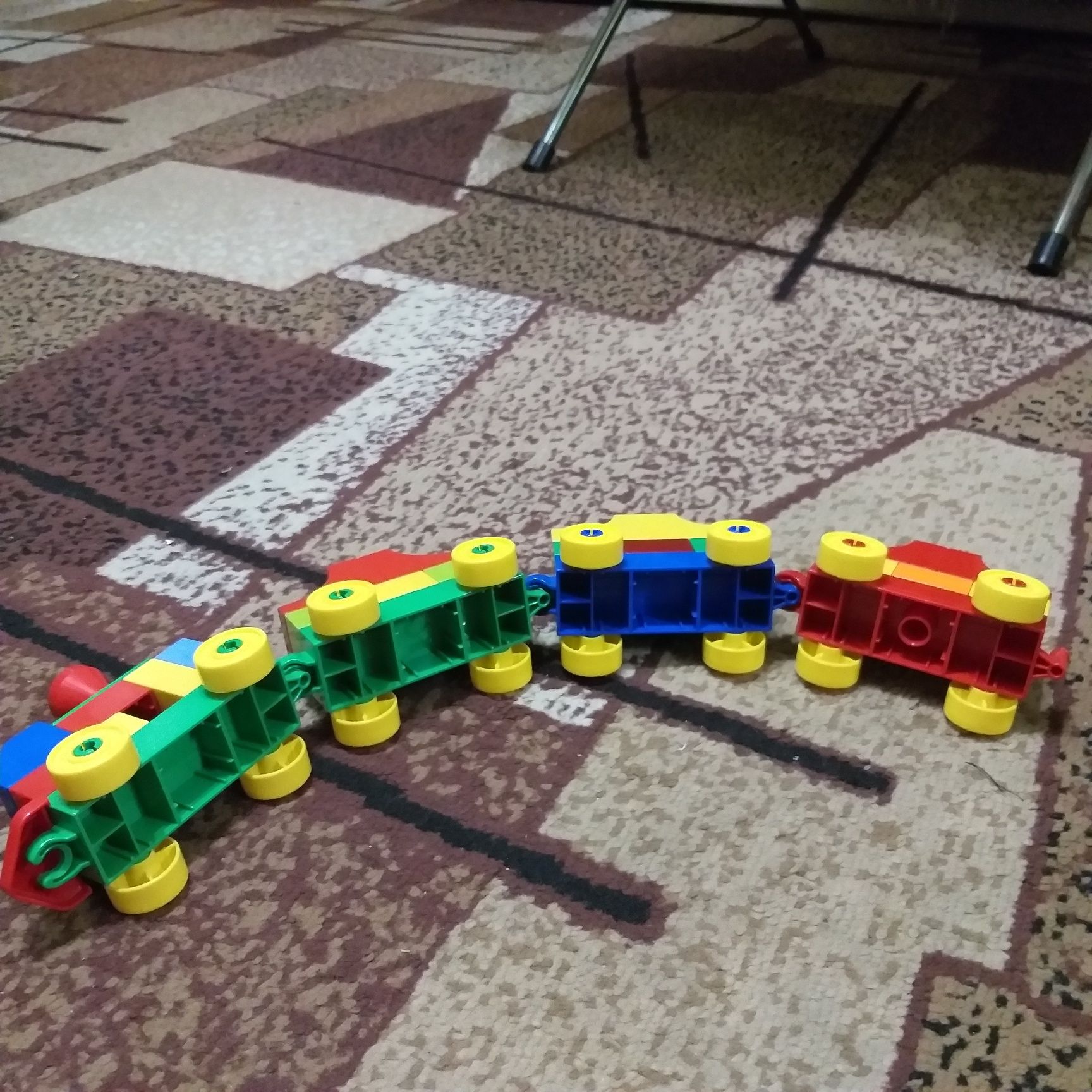 Lego duplo (лего дупло), паровозик и вагончики