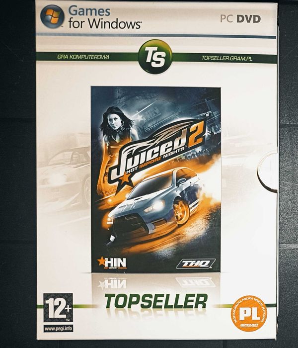Juiced 2 Hot import nights CD Projekt Topseller PC DVD Box 2007Windows