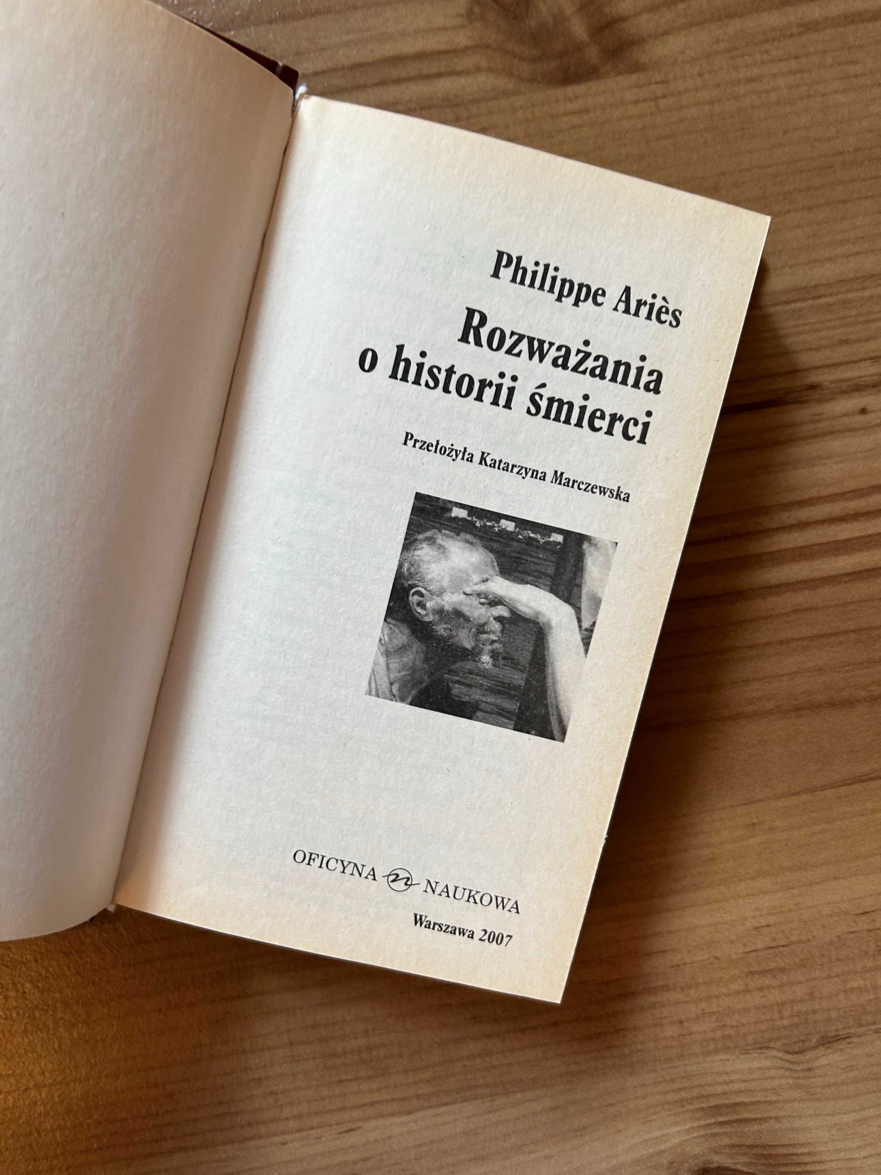 "Rozważania na temat śmierci" - Philippe Aries