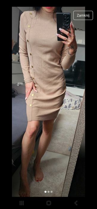 Sukienka sweterkowa