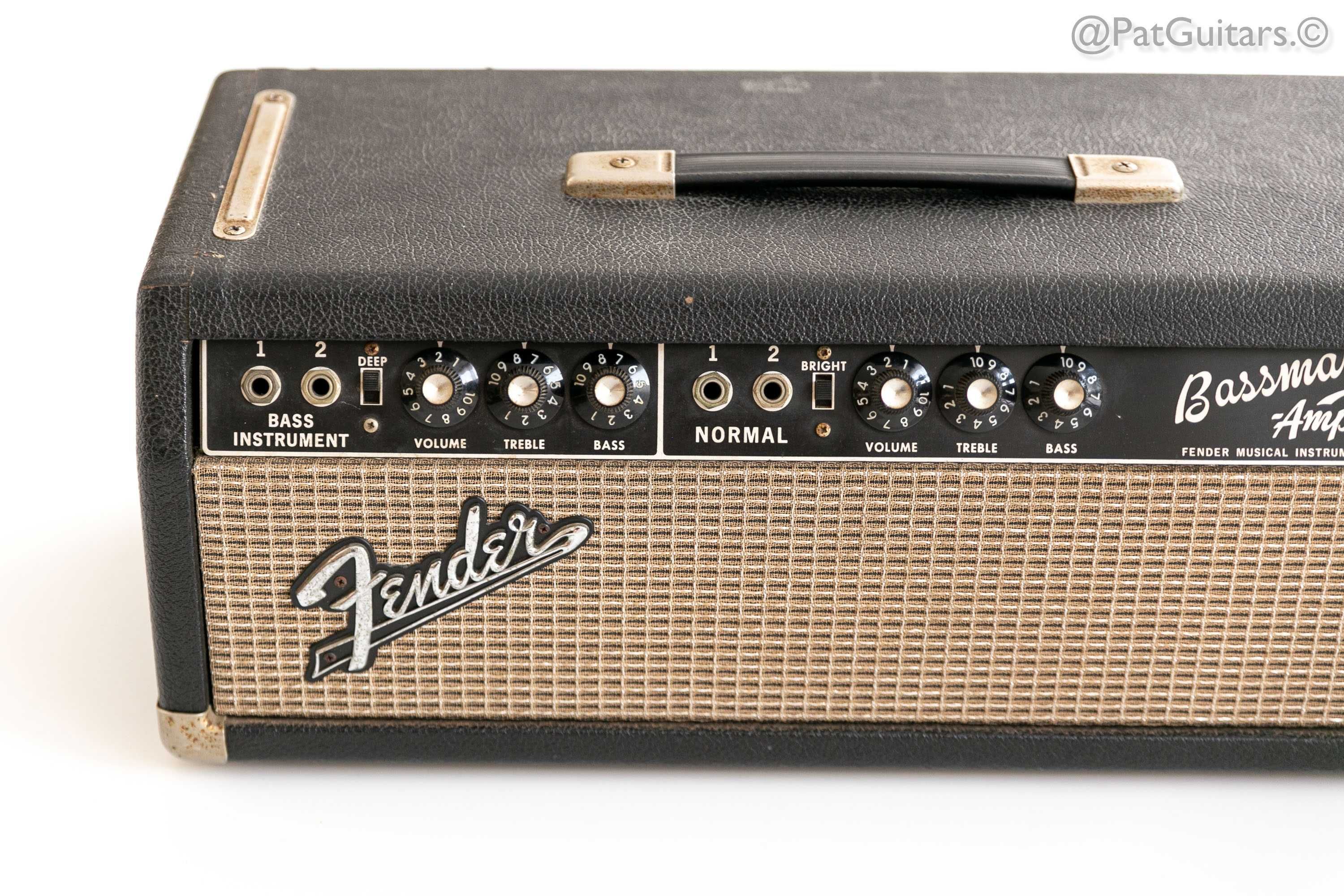 1965 Fender Bassman Blackface 50-Watt 110V