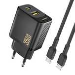 Ładowarka sieciowa Dudao A27 MaxC 35W + kabel USB-C - czarna