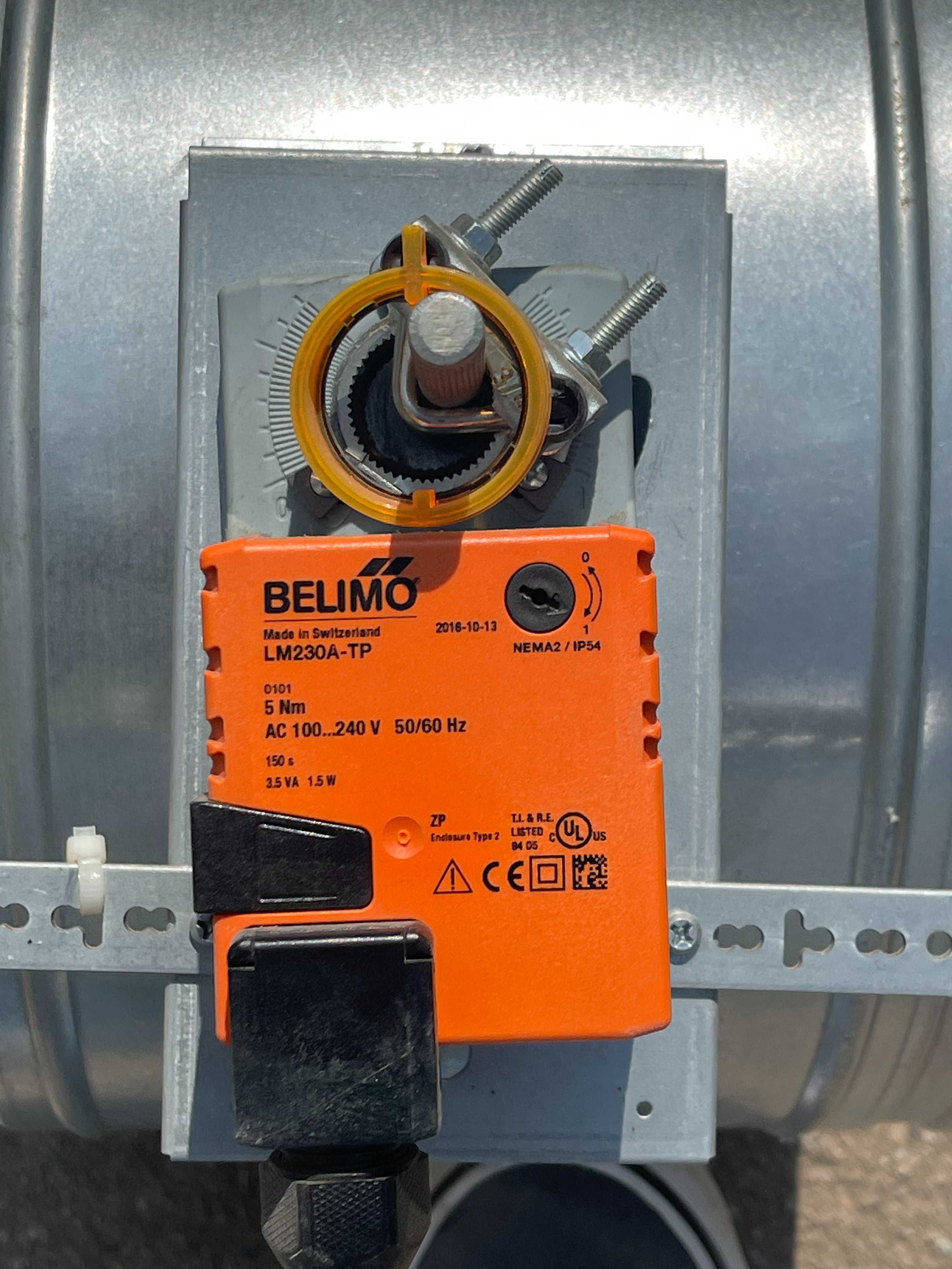 Електричний привід BELIMO LM230A-TP, + заслонка  Вентс КРВ 400