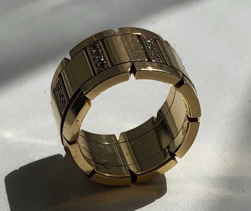 Cartier Tank Francaise Ring 18K Yellow Gold