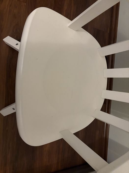 Krzesło obrotowe białe FEODOR z Ikea z regulacją wysokości