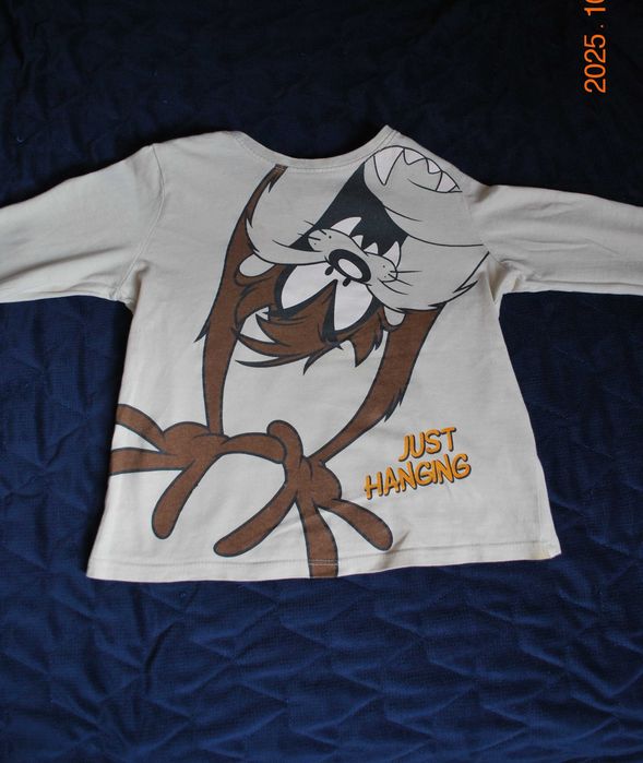 Koszulka beżowa Diabeł tasmański Looney Tunes r.110