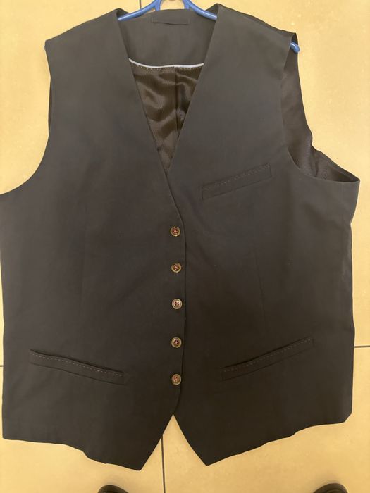 Granatowa kamizelka garniturowa ted baker uniwersalna