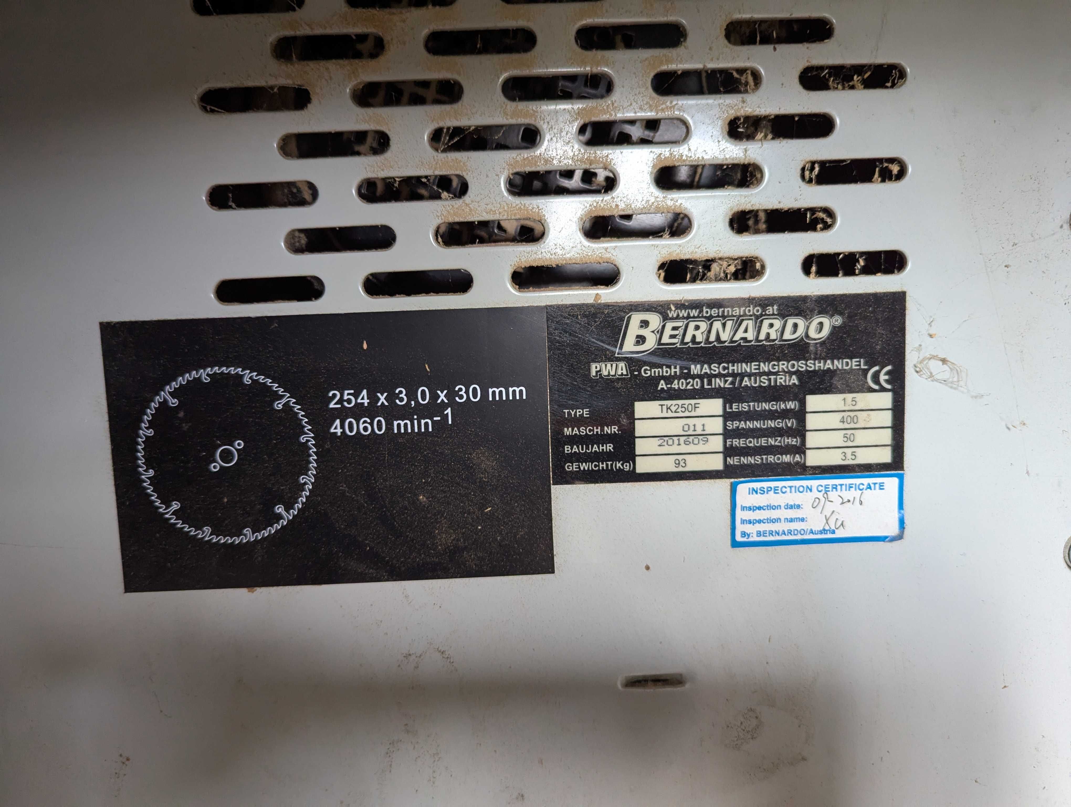 Piła Bernardo TK 250 F 400V