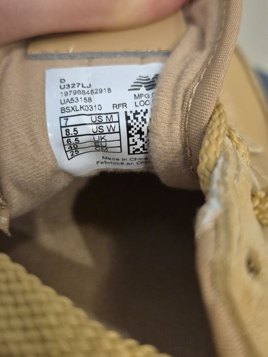 Кросівки new balance 327 на р.39 кемел оригінал нові