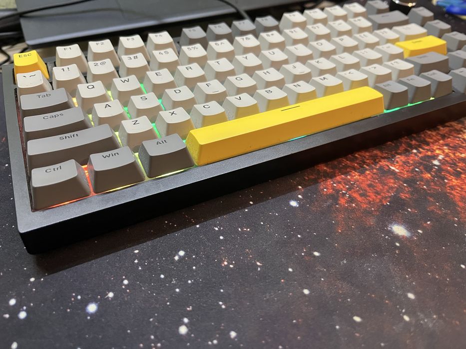 Клавіатура механічна AJAZZ AK820 Black-Yellow